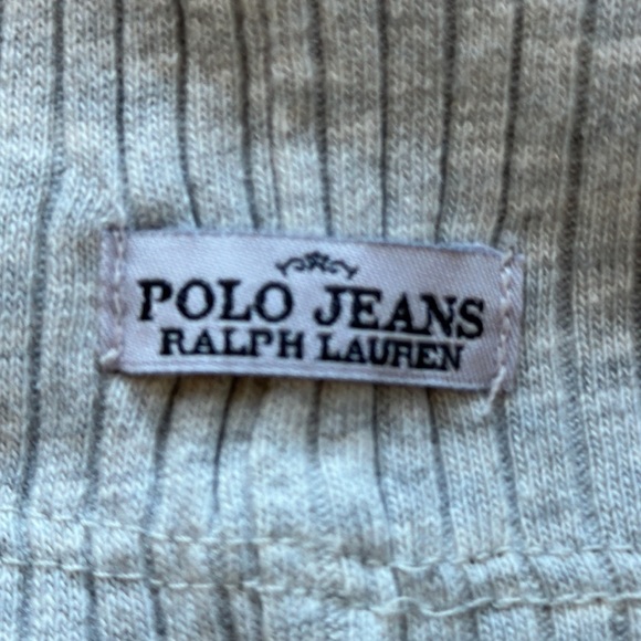 Ralph Lauren Polo Jeans Ribbed Tee with Pocket on Sleeve - Picture 7 of 13